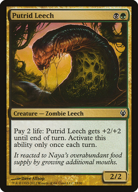 Putrid Leech - Duel Decks Izzet vs Golgari