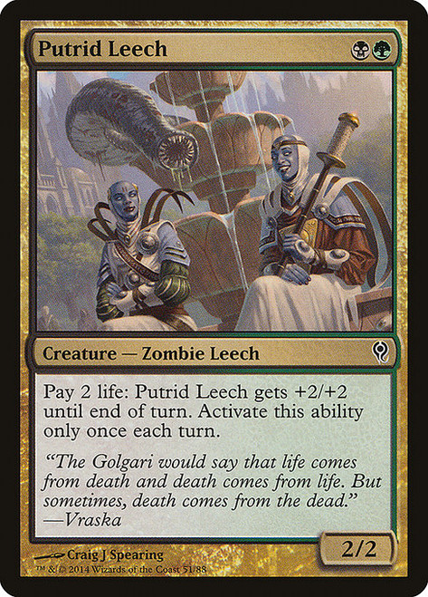 Putrid Leech - Duel Decks Jace vs Vraska