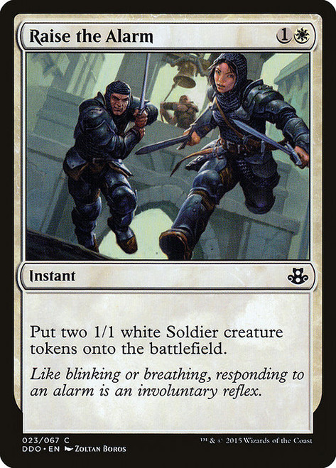Raise the Alarm - Duel Decks Elspeth vs Kiora