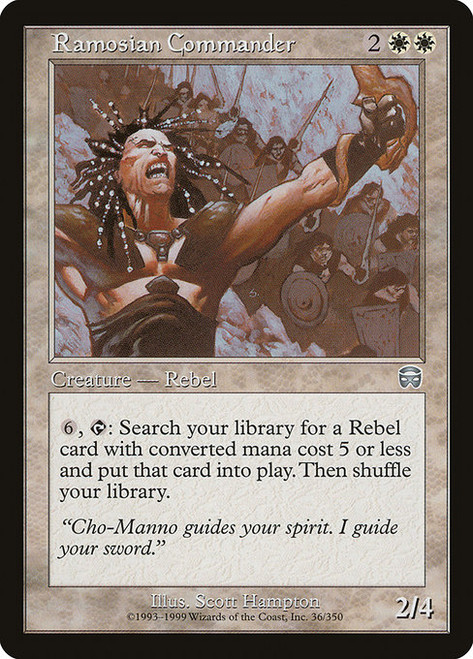 Ramosian Commander - Mercadian Masques