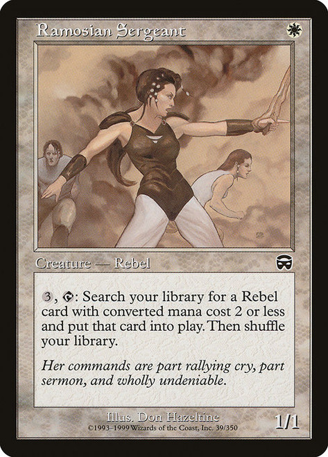 Ramosian Sergeant - Mercadian Masques