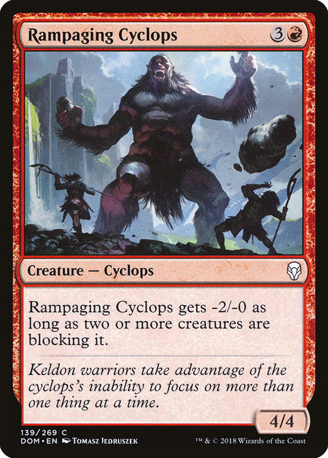 Rampaging Cyclops - Dominaria