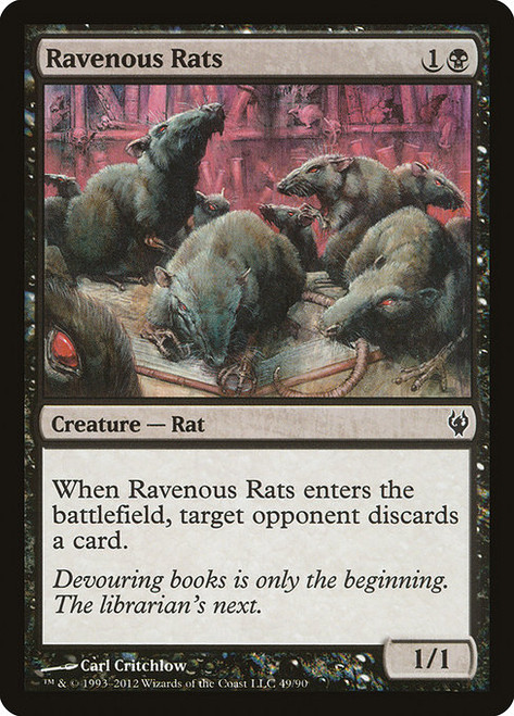 Ravenous Rats - Duel Decks Izzet vs Golgari
