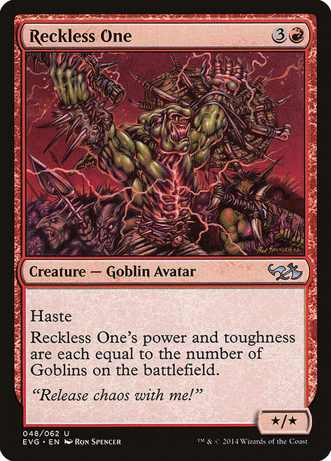 Reckless One - Duel Decks Anthology Elves vs Goblins
