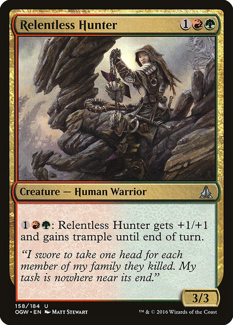 Relentless Hunter - Oath of the Gatewatch