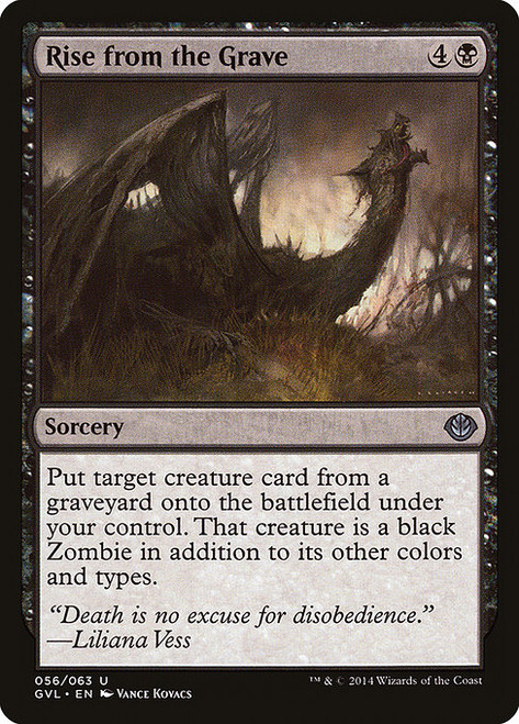 Rise from the Grave - Duel Decks Anthology Garruk vs Liliana