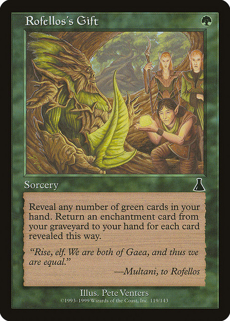 Rofellos's Gift - Urzas Destiny