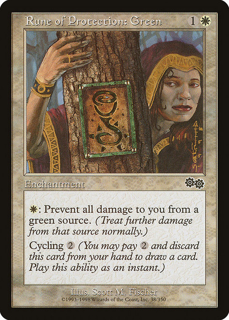 Rune of Protection: Green - Urzas Saga