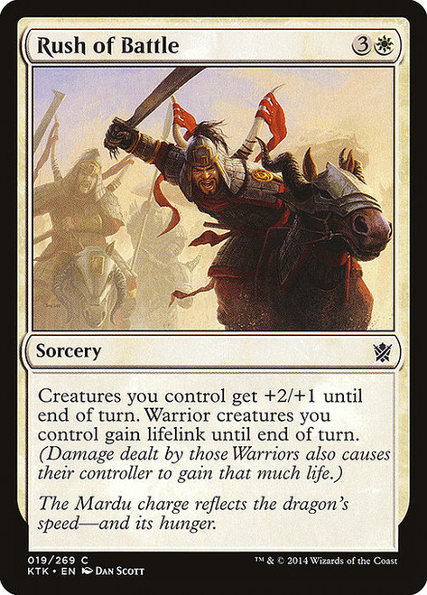 Rush of Battle - Khans of Tarkir [F]