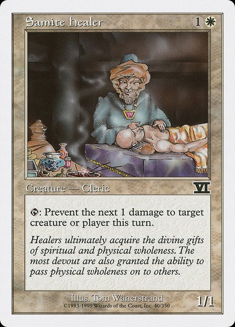 Samite Healer - 6th Edition