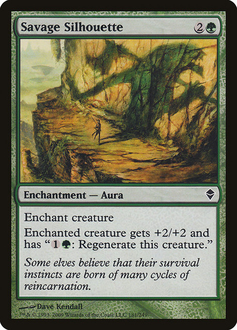 Savage Silhouette - Zendikar