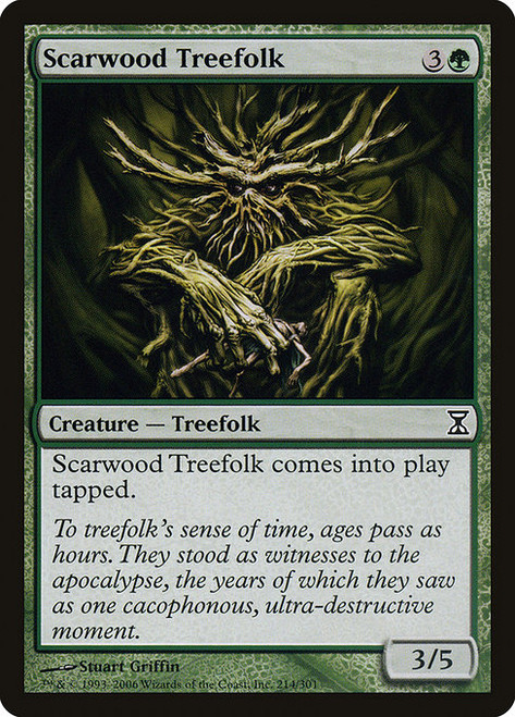 Scarwood Treefolk - Time Spiral [F]
