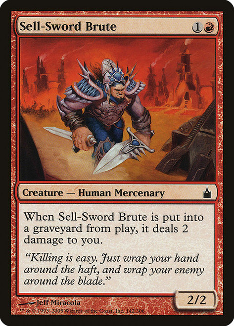 Sell-Sword Brute - Ravnica