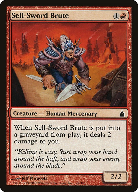 Sell-Sword Brute - Ravnica [F]