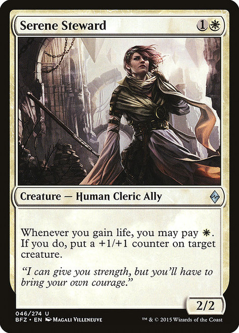 Serene Steward - Battle for Zendikar [F]
