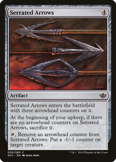 Serrated Arrows - Duel Decks Anthology Garruk vs Liliana