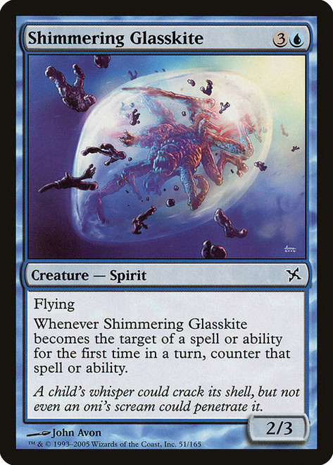 Shimmering Glasskite - Betrayers of Kamigawa [F]