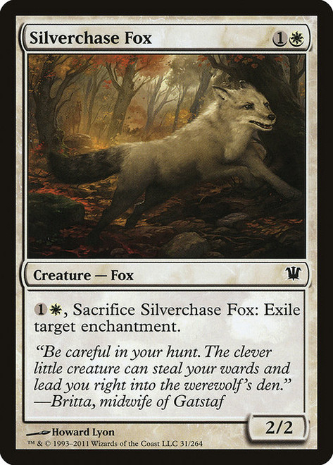 Silverchase Fox - Innistrad
