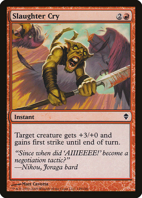 Slaughter Cry - Zendikar