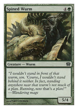 Spined Wurm - 9th Edition