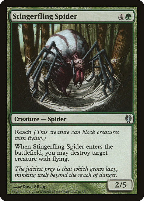 Stingerfling Spider - Duel Decks Izzet vs Golgari