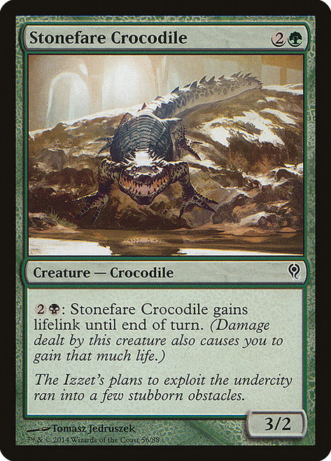 Stonefare Crocodile - Duel Decks Jace vs Vraska