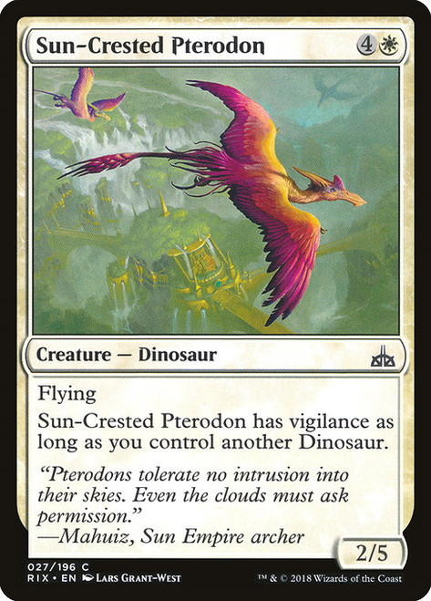 Sun-Crested Pterodon - Rivals of Ixalan [F]