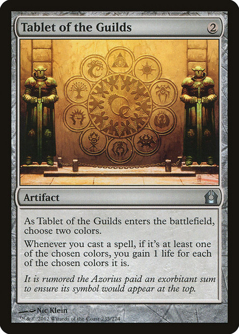 Tablet of the Guilds - Return to Ravnica [F]