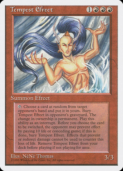 Tempest Efreet - 4th Edition