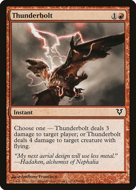 Thunderbolt - Avacyn Restored [F]
