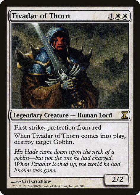 Tivadar of Thorn - Time Spiral