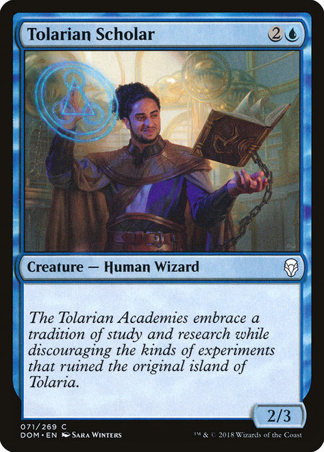 Tolarian Scholar - Dominaria