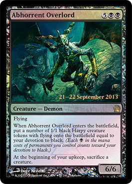 Abhorrent Overlord - Theros Promos [F]