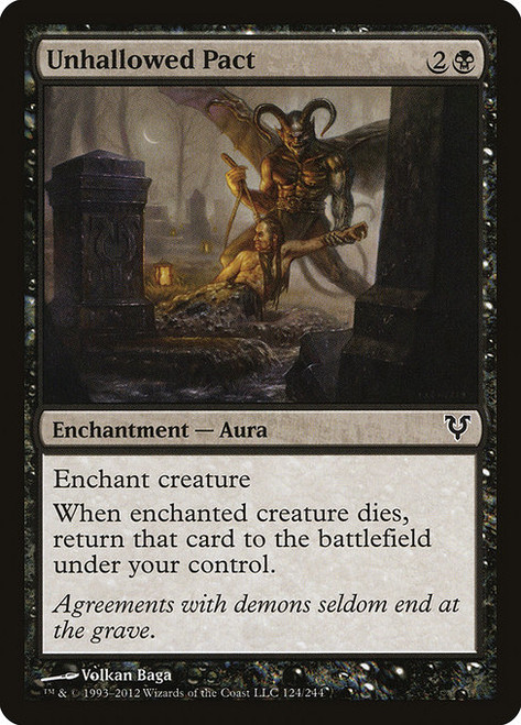 Unhallowed Pact - Avacyn Restored