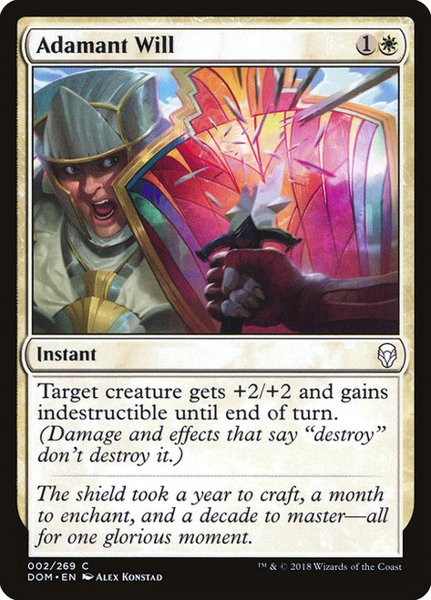Adamant Will - Dominaria [F]