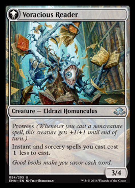 Curious Homunculus | Voracious Reader - Eldritch Moon