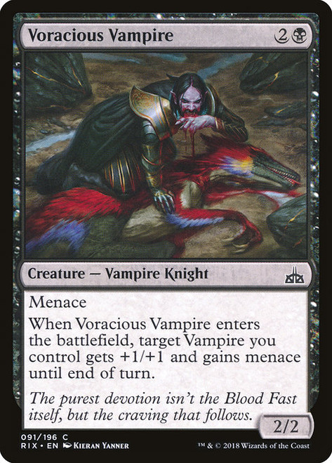 Voracious Vampire - Rivals of Ixalan [F]