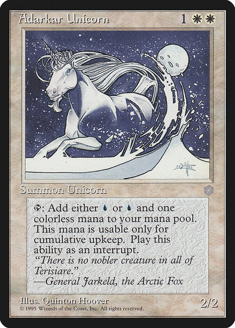 Adarkar Unicorn - Ice Age