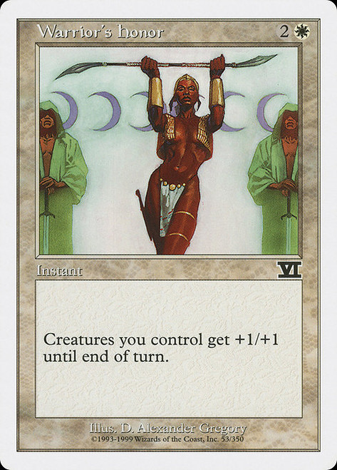 Warrior's Honor - 6th Edition