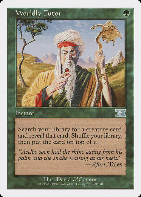 Worldly Tutor - 6th Edition