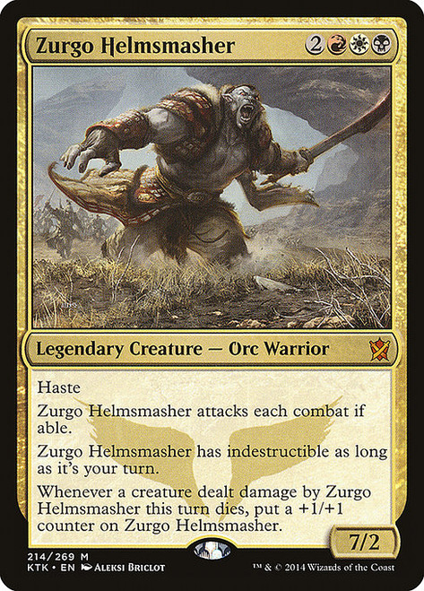 Zurgo Helmsmasher - Khans of Tarkir [F]