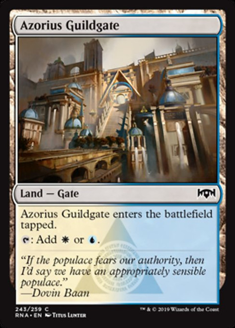 Azorius Guildgate - Ravnica Allegiance Azorius Guildgate - Ravnica Allegiance