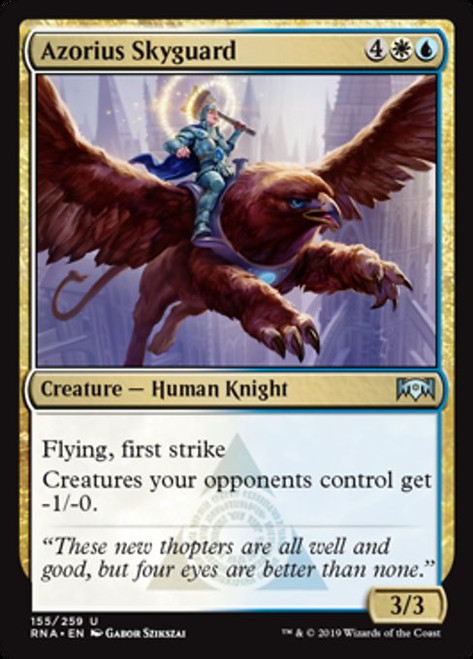 Azorius Skyguard - Ravnica Allegiance Azorius Skyguard - Ravnica Allegiance
