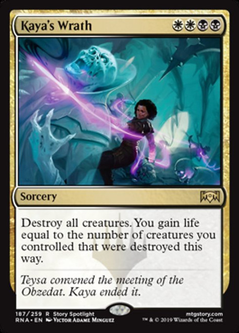Kaya's Wrath - Ravnica Allegiance Kaya's Wrath - Ravnica Allegiance