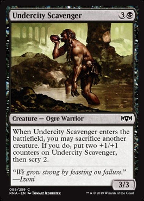 Undercity Scavenger - Ravnica Allegiance Undercity Scavenger - Ravnica Allegiance