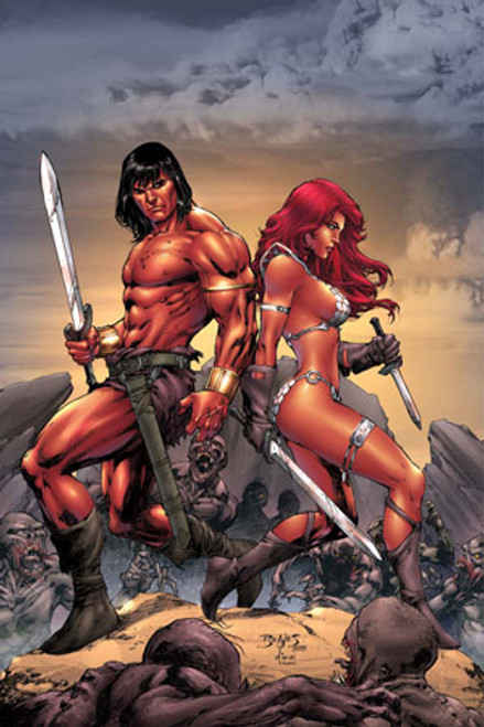  RED SONJA / CONAN #2 (OF 4) RARE ED BENES "VIRGIN ART" EDITION