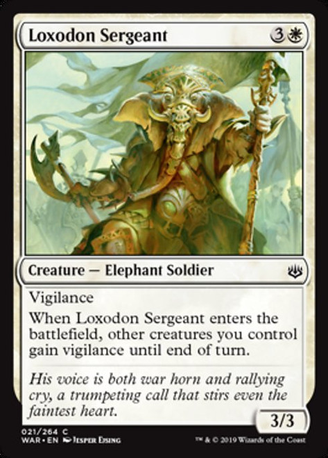Loxodon Sergeant - War of the Spark