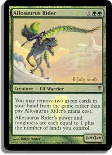 Allosaurus Rider (Coldsnap Prerelease) Foil