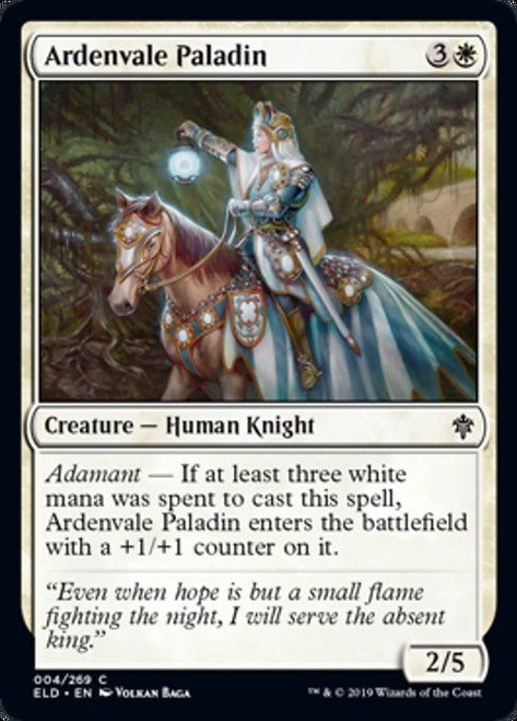 Ardenvale Paladin - Throne of Eldraine Ardenvale Paladin - Throne of Eldraine