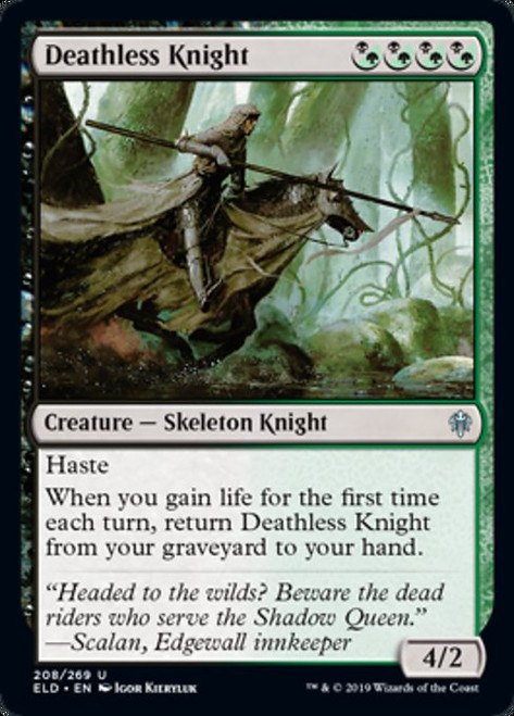Deathless Knight - Throne of Eldraine Deathless Knight - Throne of Eldraine